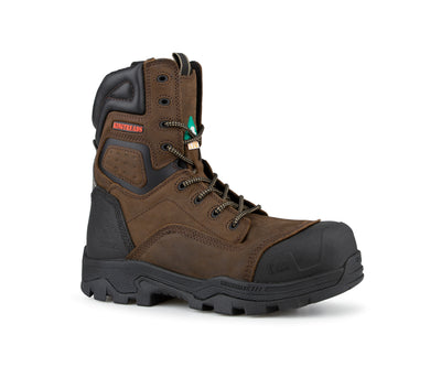 Botte de travail sans métal HUGOSTRONG Guardian de Kingtreads : confort EVA, protection KEVLAR®, imperméabilité et durabilité pour tous milieux de travail.