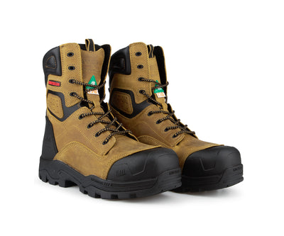 Botte de travail sans métal HUGOSTRONG Guardian de Kingtreads : confort EVA, protection KEVLAR®, imperméabilité et durabilité pour tous milieux de travail.