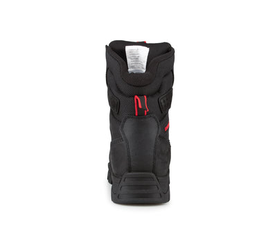 Botte de travail cuir noir robuste pour le chantier, ++ HUGOSTRONG X Kingtreads Ranger allie protection composite, semelle KEVLAR. Pour tout type de travail. 