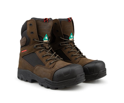 Botte de travail robuste pour le chantier, ++ HUGOSTRONG X Kingtreads Ranger allie protection composite, semelle KEVLAR et confort. Idéale pour tous les travailleurs.