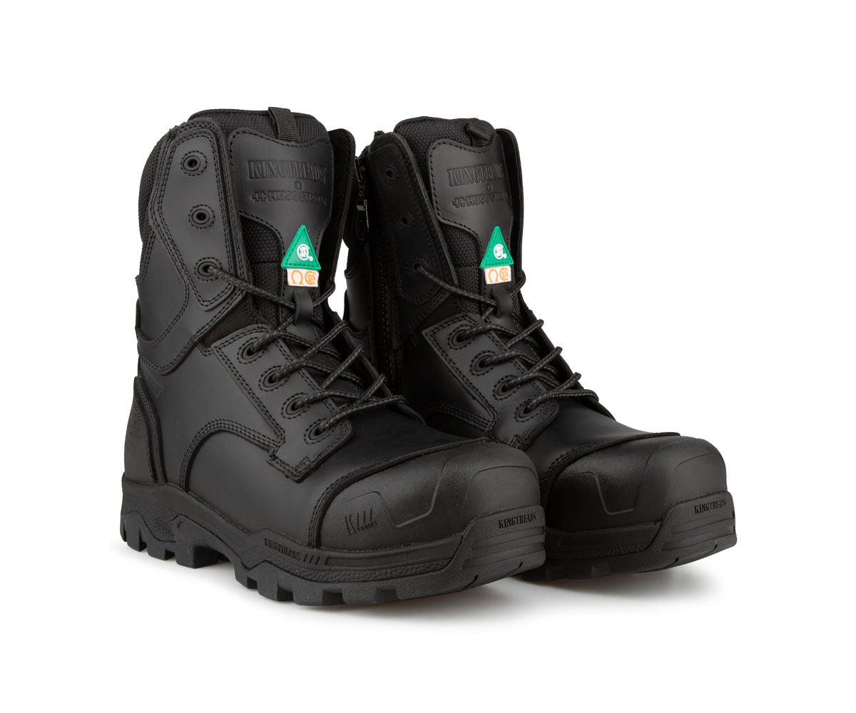 Botte de travail Guardian ZIP Thinsulate™ de Kingtreads avec fermeture éclair, embout composite CSA, semelle KEVLAR, isolation et traitement antimicrobien.