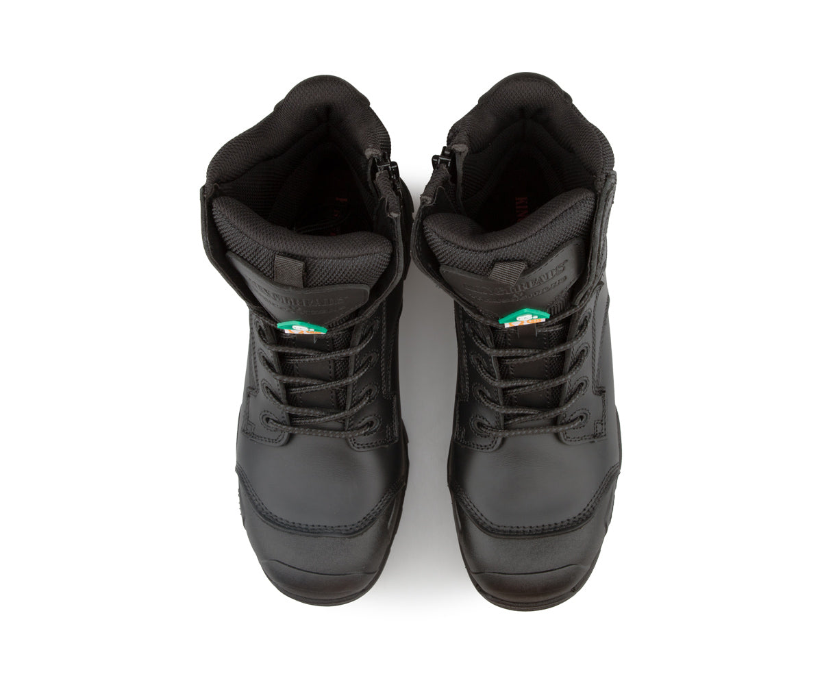 Botte de travail Guardian ZIP Thinsulate™ de Kingtreads avec fermeture éclair, embout composite CSA, semelle KEVLAR, isolation et traitement antimicrobien.