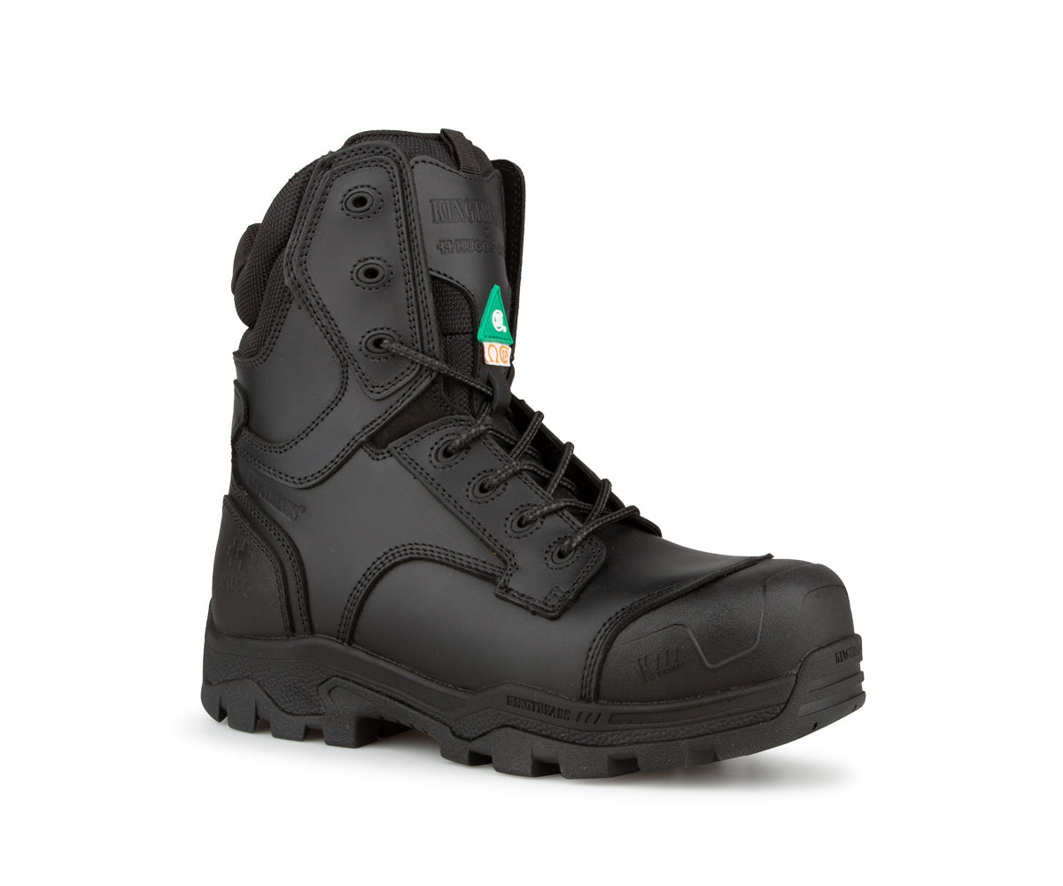 Botte de travail Guardian ZIP Thinsulate™ de Kingtreads avec fermeture éclair, embout composite CSA, semelle KEVLAR, isolation et traitement antimicrobien.