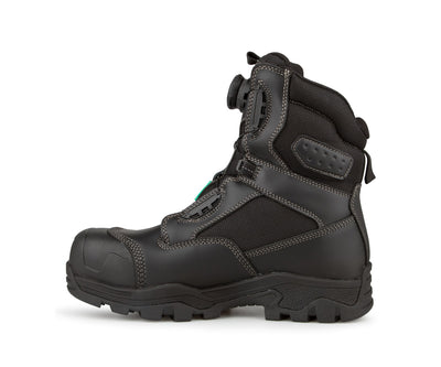 Botte de travail imperméable Ranger MOZ de Kingtreads avec laçage rapide MOZ, embout composite CSA, semelle KEVLAR et traitement antimicrobien.