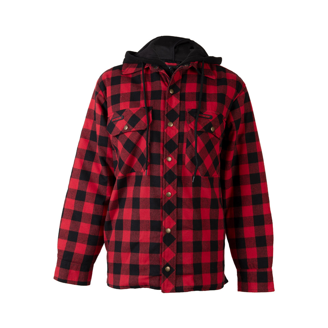 Chemise Homme Kuhl Rouge à Carreaux - Manches Courtes, Boutons - Taille M