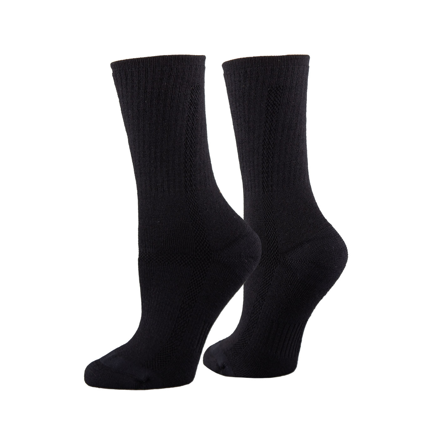 Unisex black PERFORMANCE work socks
