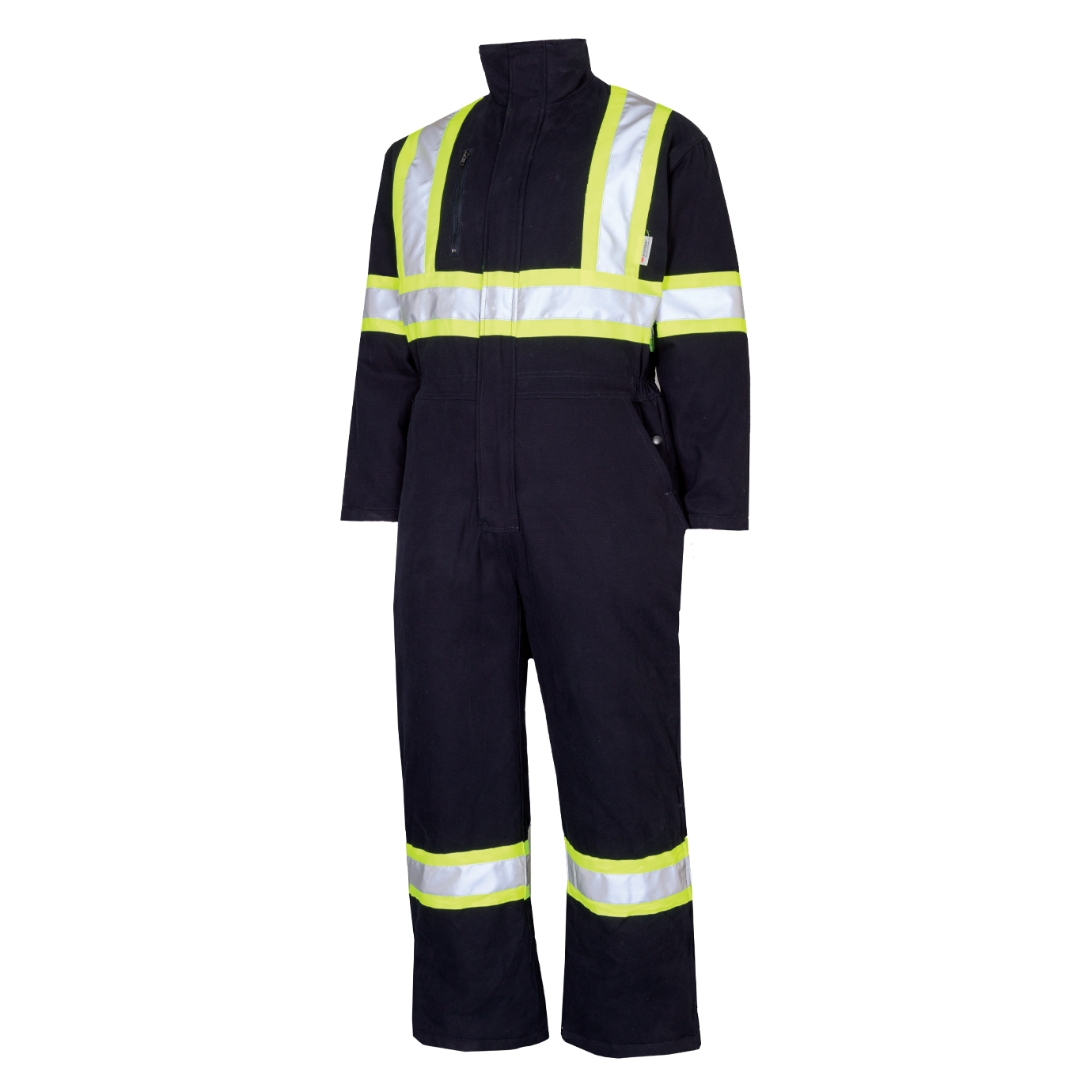 High visibility all-cotton lined coverall by Kingtreads