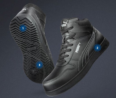 Soulier de travail Frontcourt style et sécurité unisexe - Puma