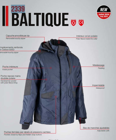 Lined coat for workers BALTIQUE - Hugo Strong