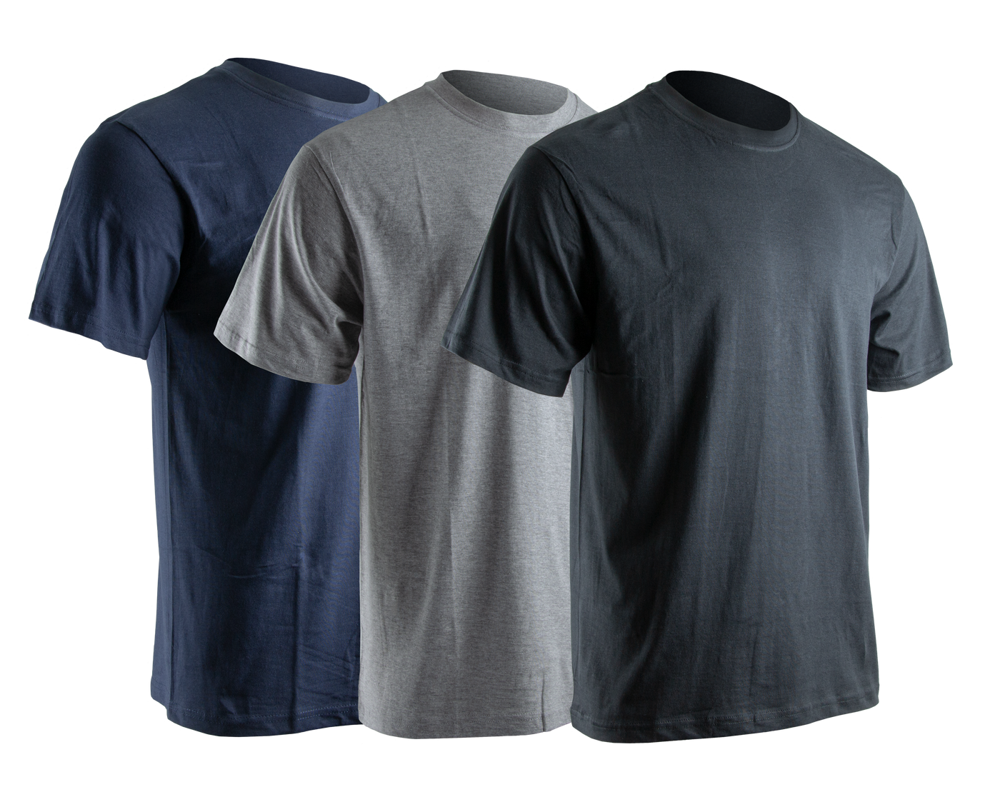 Lot de 3 t-shirts LYON de Hugo Strong avec 3 teintes passe-partout pour le travail