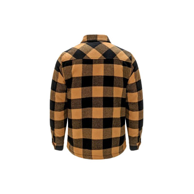 Men's Plaid Sherpa Lined Flannel Shirt