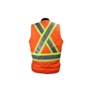 High visibility - Lined and reversible safety jacket