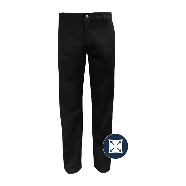 Black Stretch Work Pants