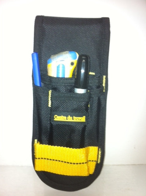 Nylon "tool holder" pouches (tools and pencils) on the belt